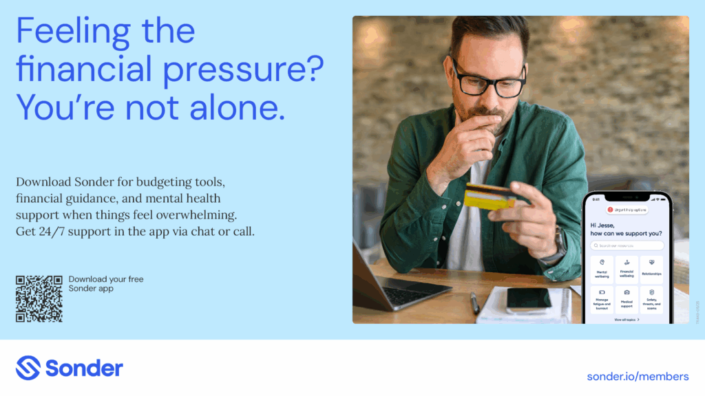 Digital banner: Financial wellbeing