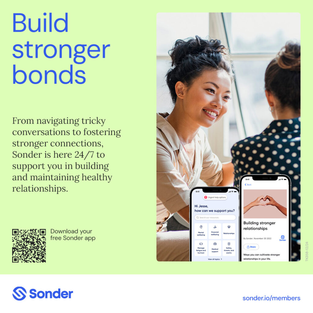 Social tile: Healthy relationships