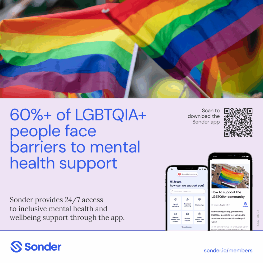 Social tile: LGBT+ mental health support
